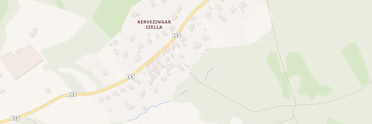Plan du 174 Rte de Kervezingar Izella à Plougastel-Daoulas