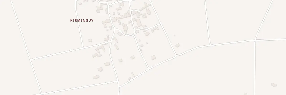 Plan du 32B Kermenguy à Plozévet