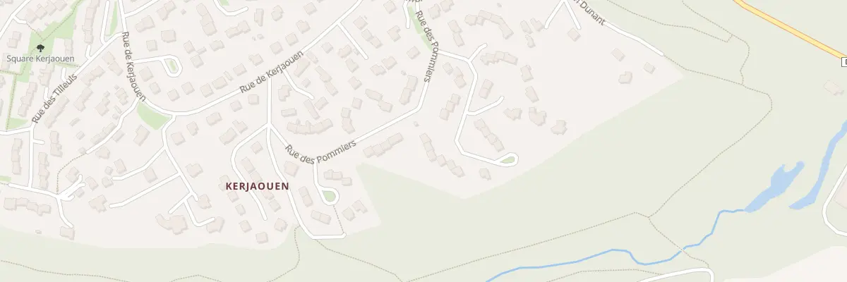 Plan du 16 Rue des Cerisiers à Guipavas