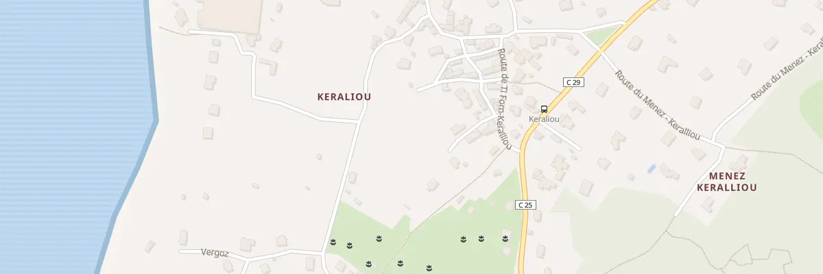 Plan du 52 Rte de Ti Forn-Keralliou à Plougastel-Daoulas
