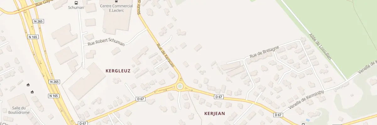 Plan du 63 Rue Kerscao au Relecq-Kerhuon