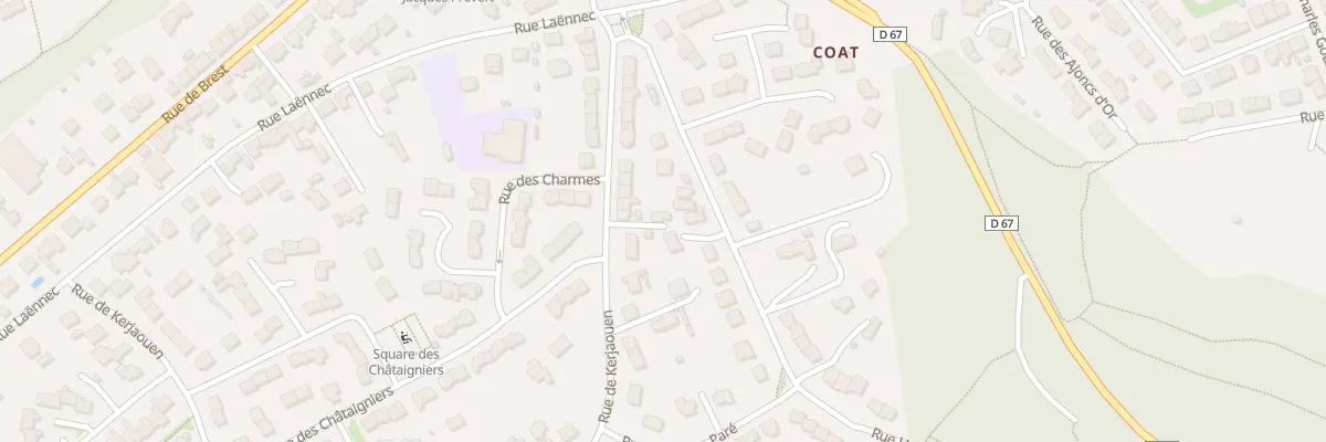 Plan du 45 Rue de Kerjaouen à Guipavas