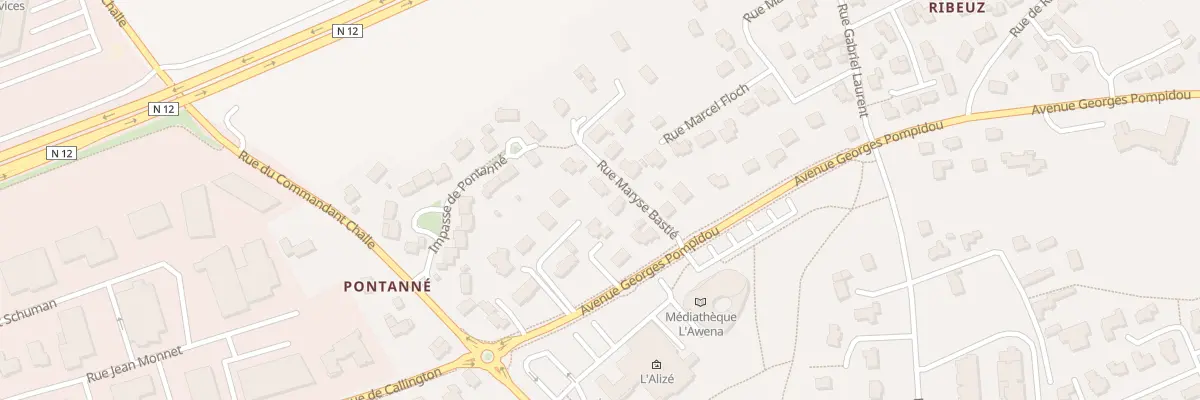 Plan du 90 Rue Maryse Bastié à Guipavas