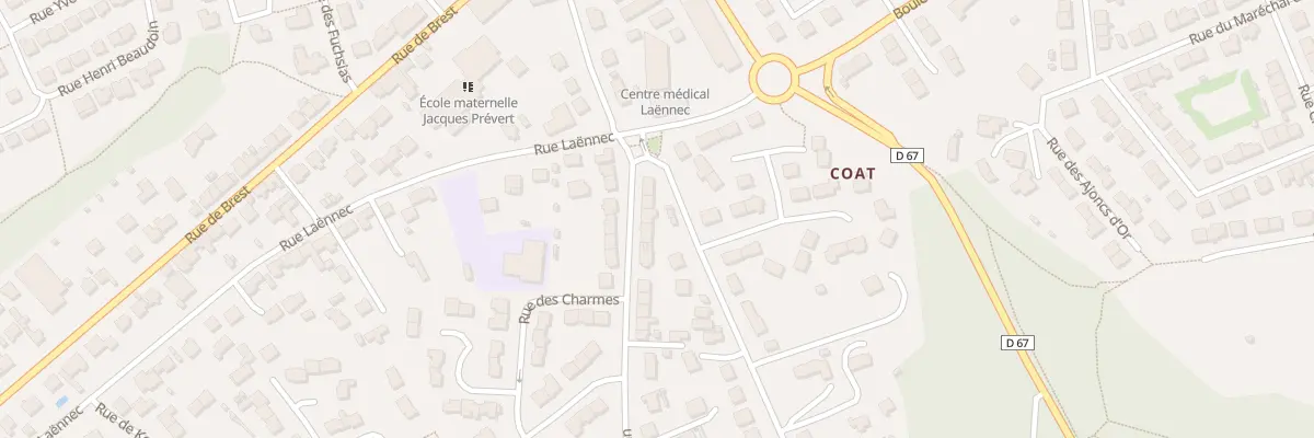 Plan du 31 Rue de Kerjaouen à Guipavas