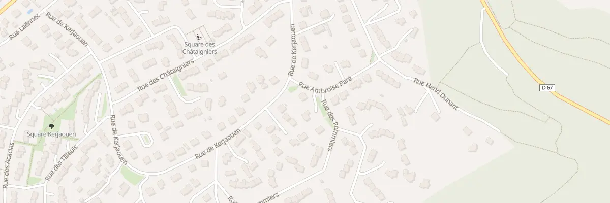Plan du 65 Rue de Kerjaouen à Guipavas