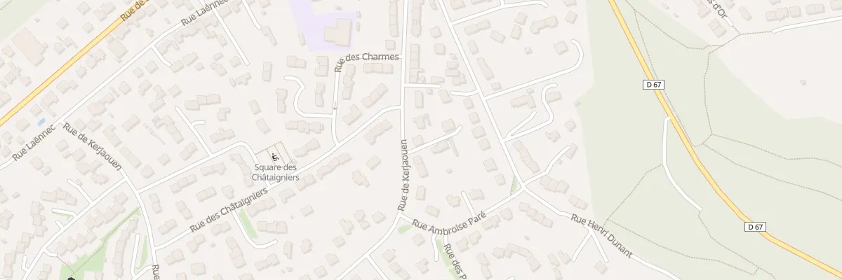 Plan du 55 Rue de Kerjaouen à Guipavas