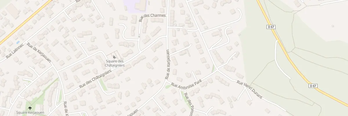 Plan du 57 Rue de Kerjaouen à Guipavas