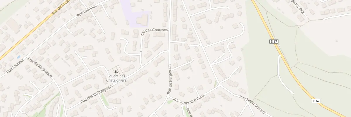 Plan du 53 Rue de Kerjaouen à Guipavas
