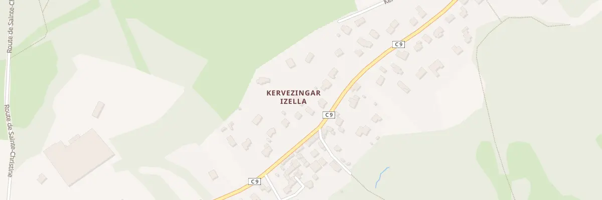 Plan du 143 Rte de Kervezingar Izella à Plougastel-Daoulas