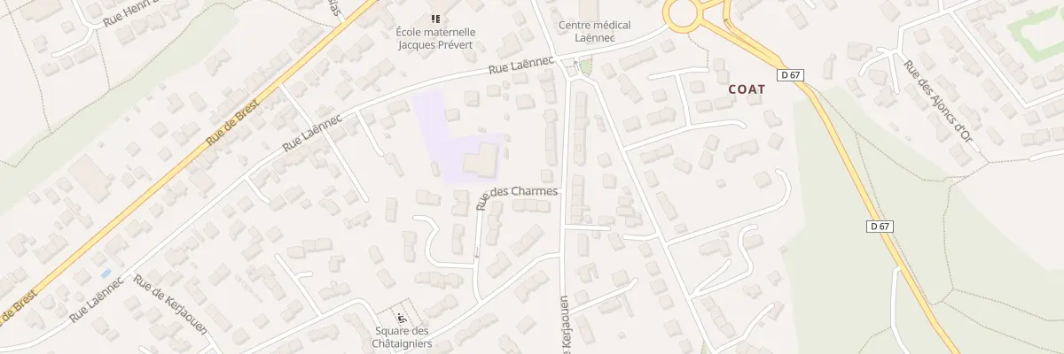 Plan du 38 Rue de Kerjaouen à Guipavas