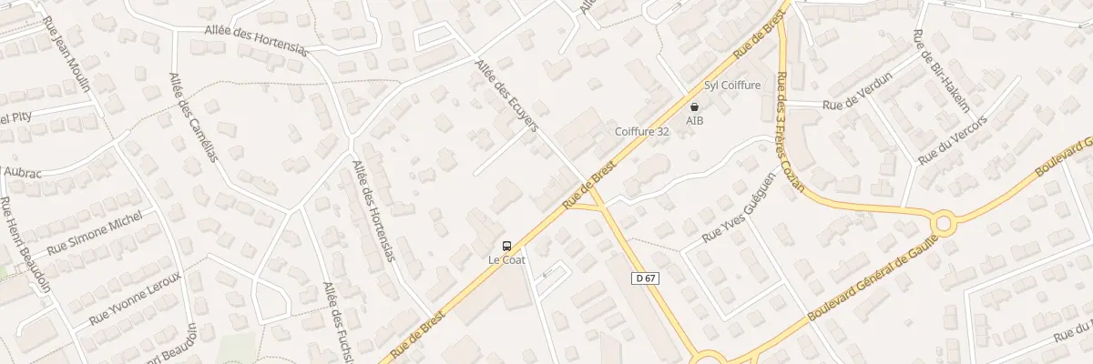 Plan du 52 Rue de Brest à Guipavas