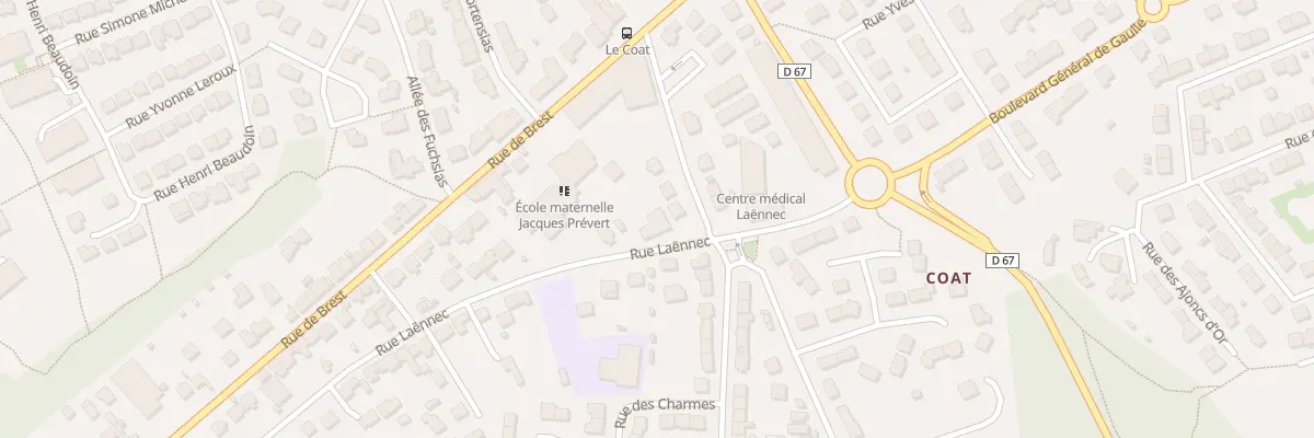 Plan du 83B Rue Laënnec à Guipavas