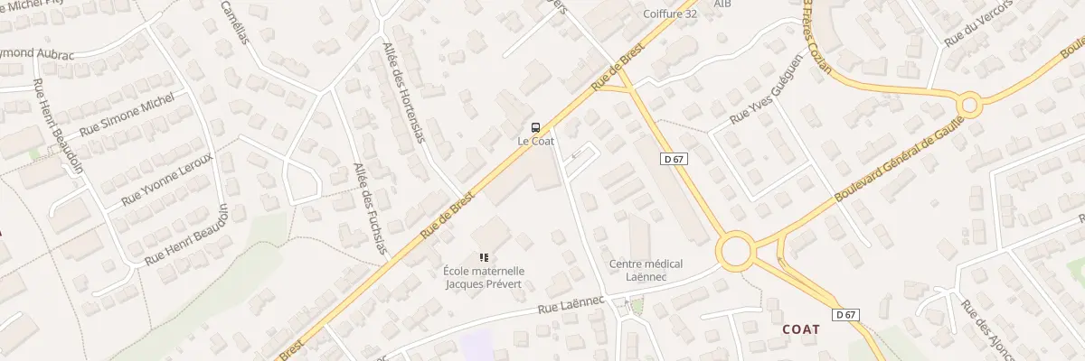 Plan du 71 Rue de Brest à Guipavas