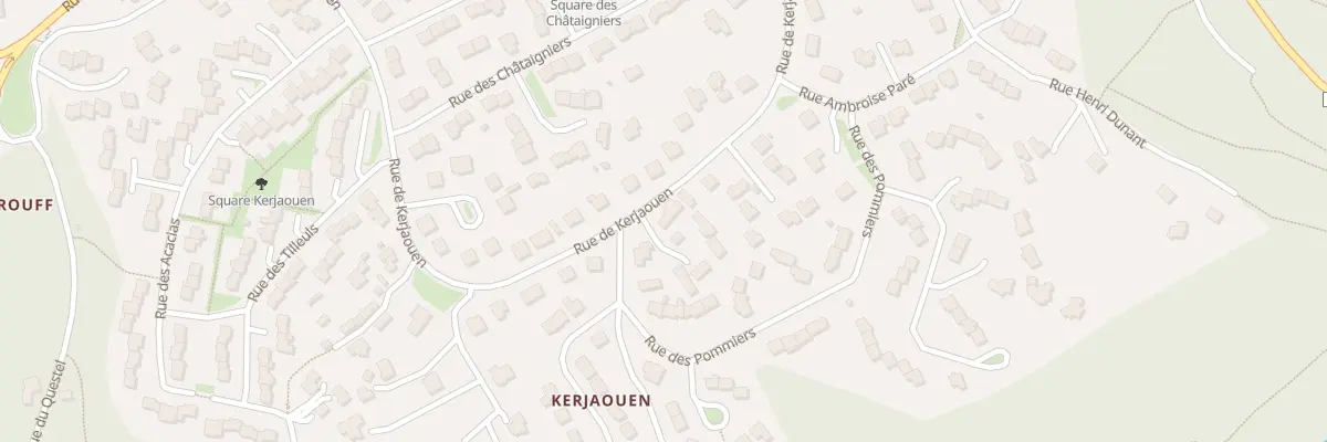Plan du 77B Rue de Kerjaouen à Guipavas