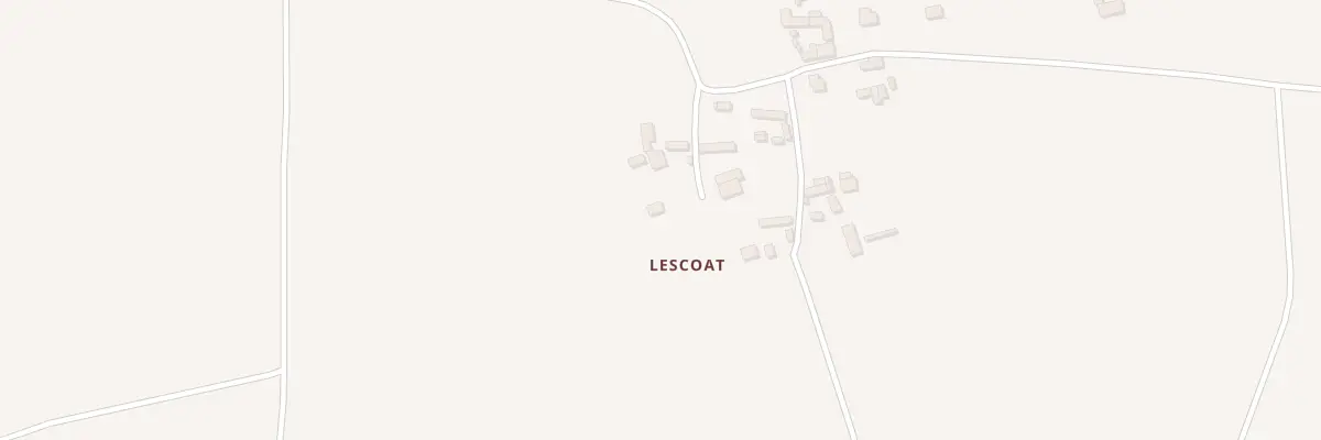 Plan du 178 Lescoat à Mahalon