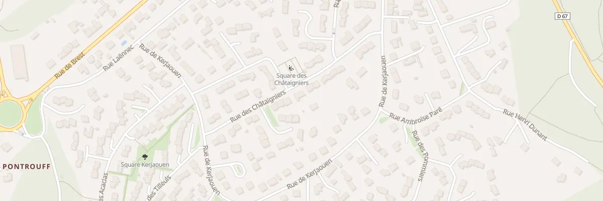Plan du 20 Rue des Chataigniers à Guipavas