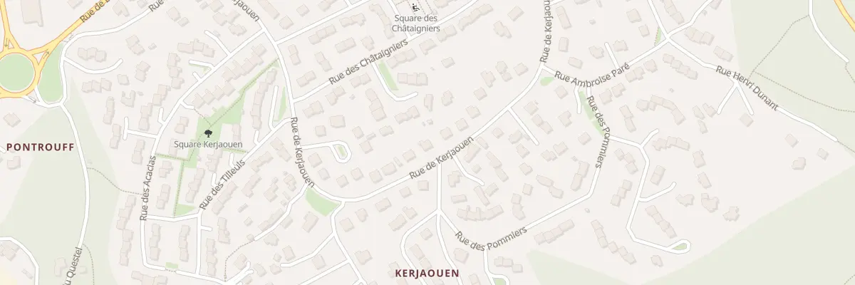 Plan du 80 Rue de Kerjaouen à Guipavas