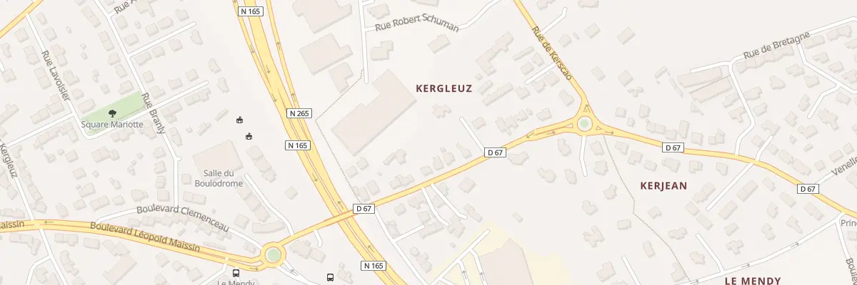 Plan du 51 Bd Clémenceau au Relecq-Kerhuon