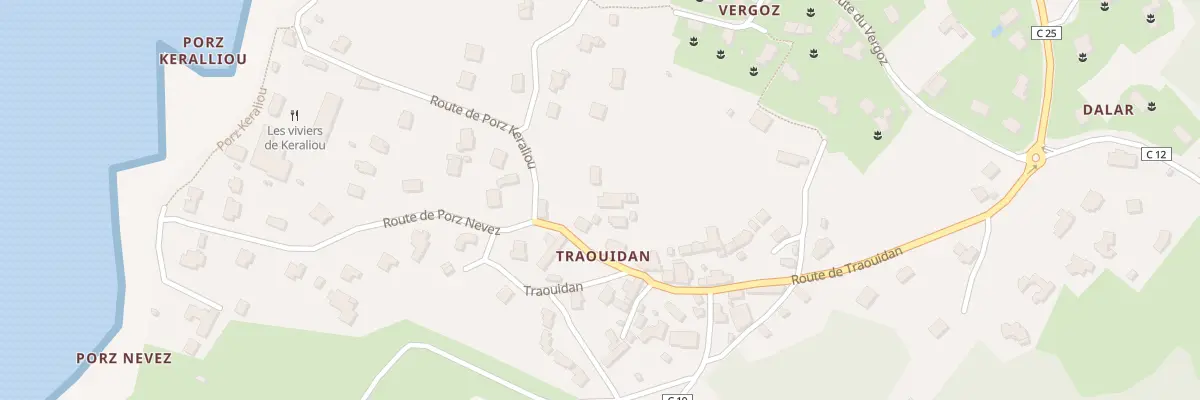 Plan du 427 Rte de Traouidan à Plougastel-Daoulas