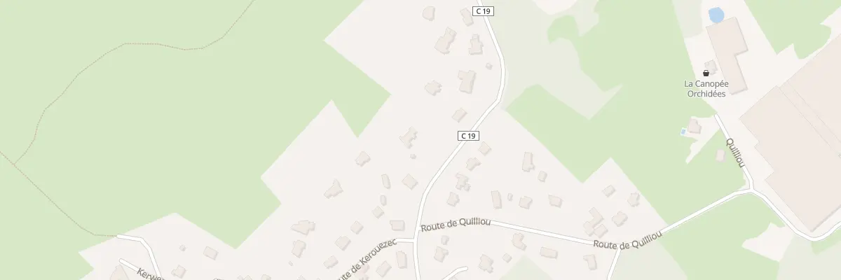 Plan du 425 Rte de Prat Bihan - Kerouezec à Plougastel-Daoulas