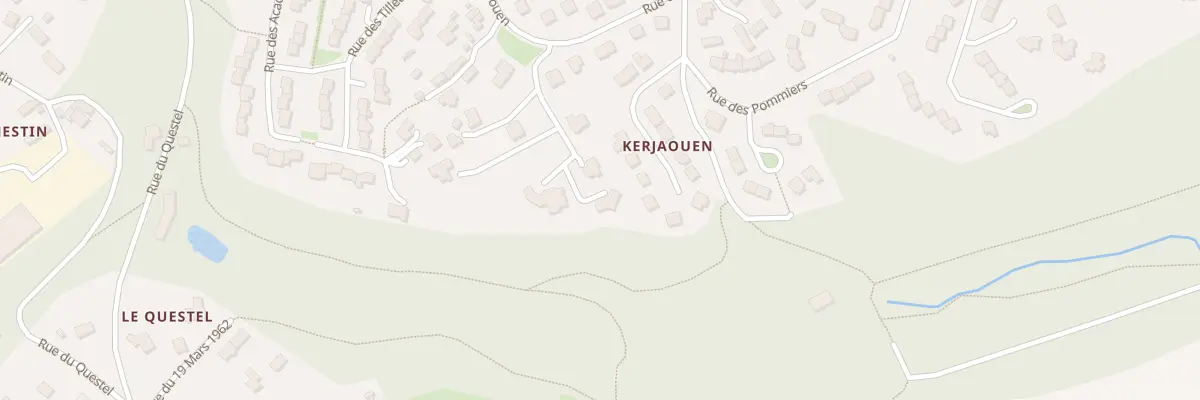 Plan du 97E Rue de Kerjaouen à Guipavas