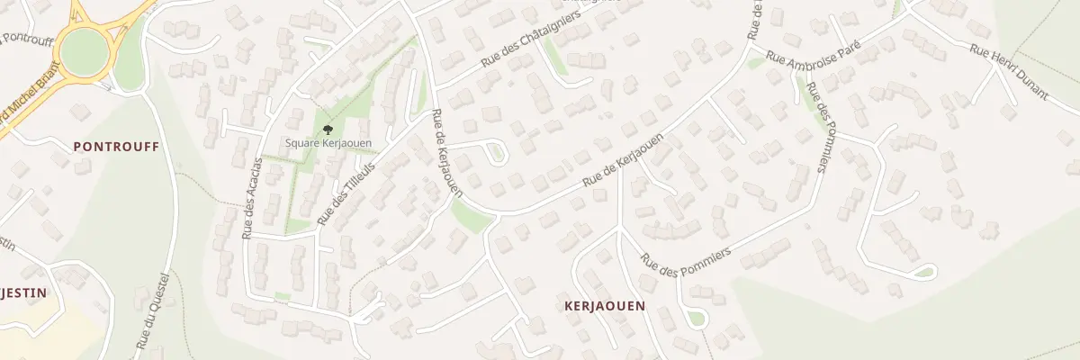 Plan du 86 Rue de Kerjaouen à Guipavas