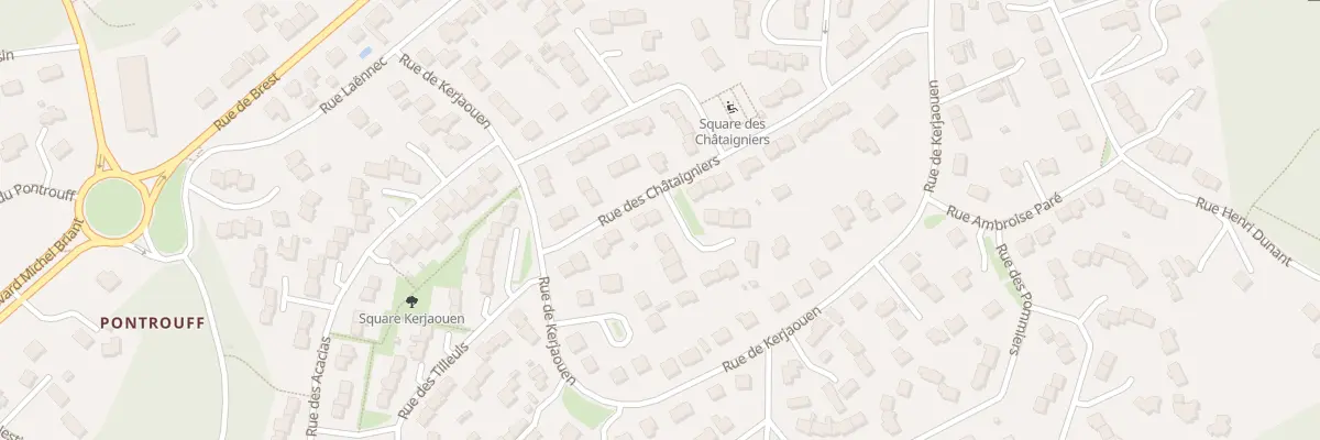Plan du 12 Rue des Chataigniers à Guipavas