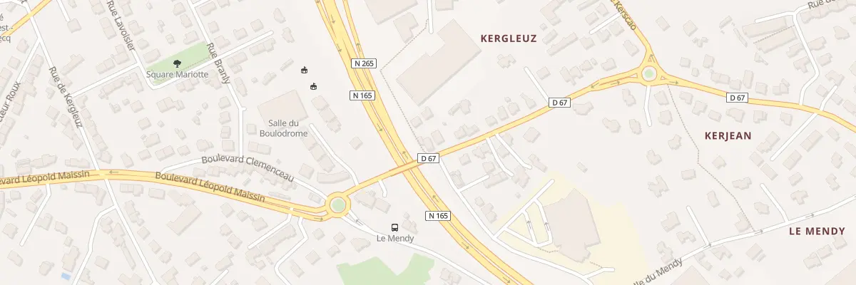 Plan du 37 Bd Clémenceau au Relecq-Kerhuon
