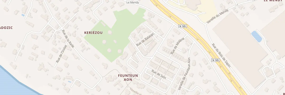 Plan du 55 Rue de Quemenes au Relecq-Kerhuon