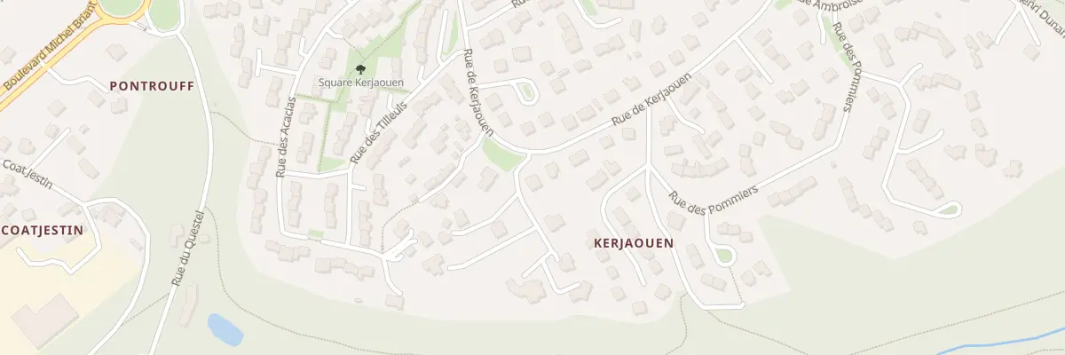 Plan du 91 Rue de Kerjaouen à Guipavas