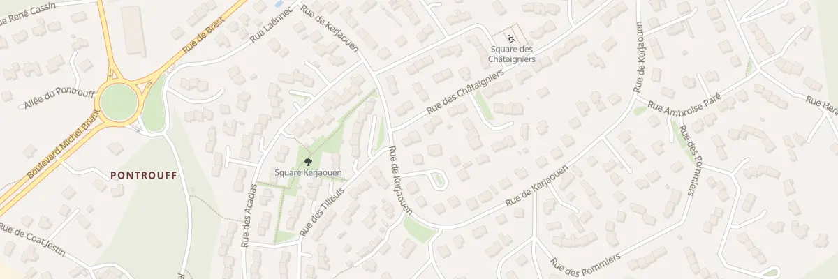 Plan du 4 Rue des Chataigniers à Guipavas