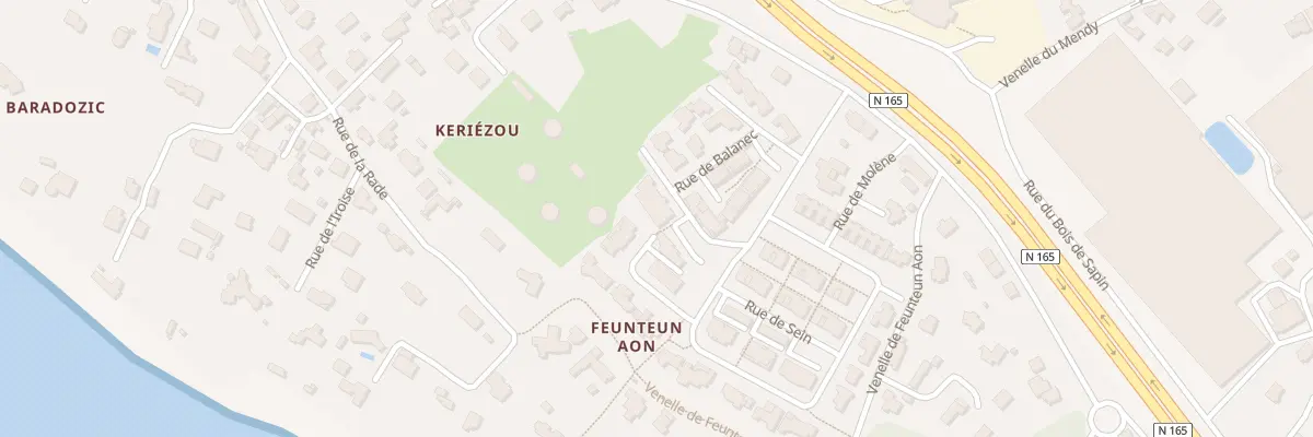 Plan du 50 Rue de Quemenes au Relecq-Kerhuon