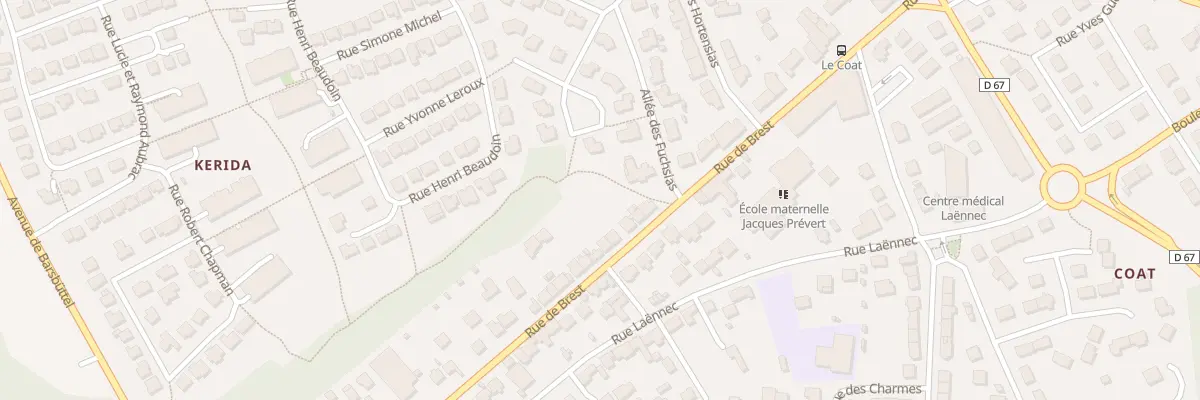 Plan du 102 Rue de Brest à Guipavas