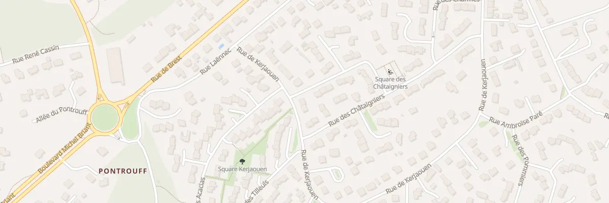 Plan du 96 Rue de Kerjaouen à Guipavas