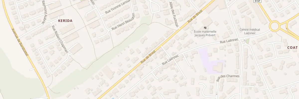 Plan du 114 Rue de Brest à Guipavas