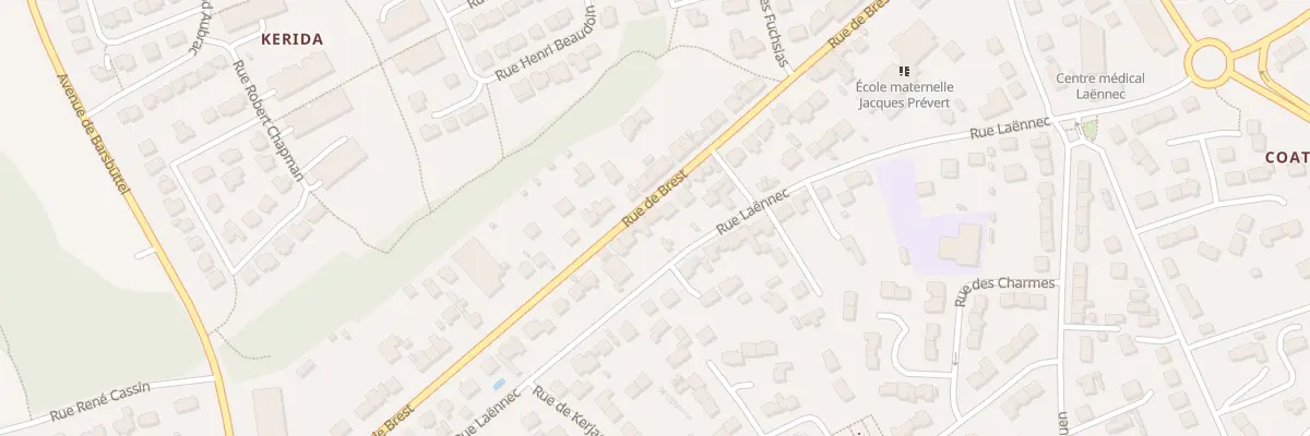 Plan du 119 Rue de Brest à Guipavas
