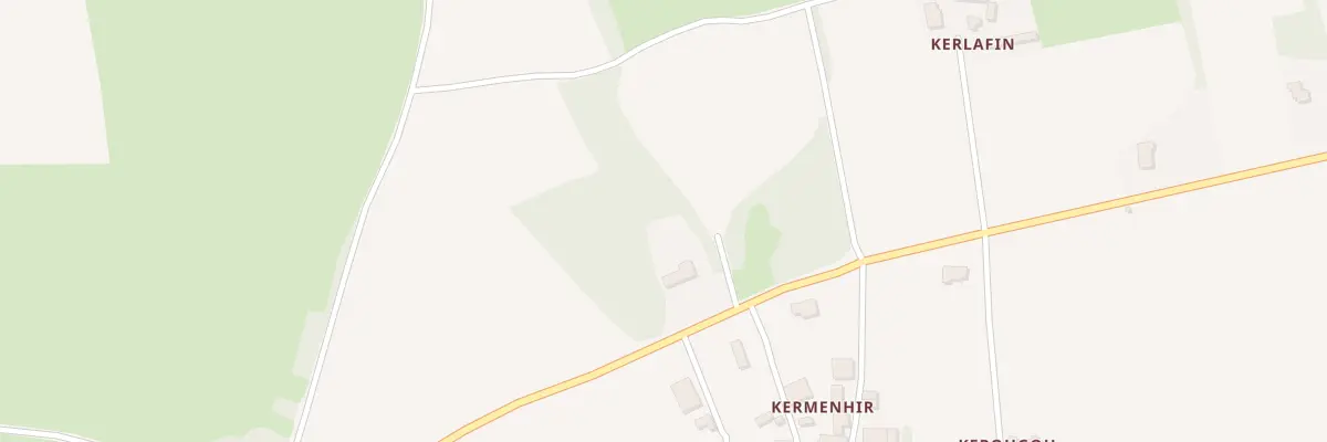 Plan du 5001 Kermenhir à Poullan-sur-Mer