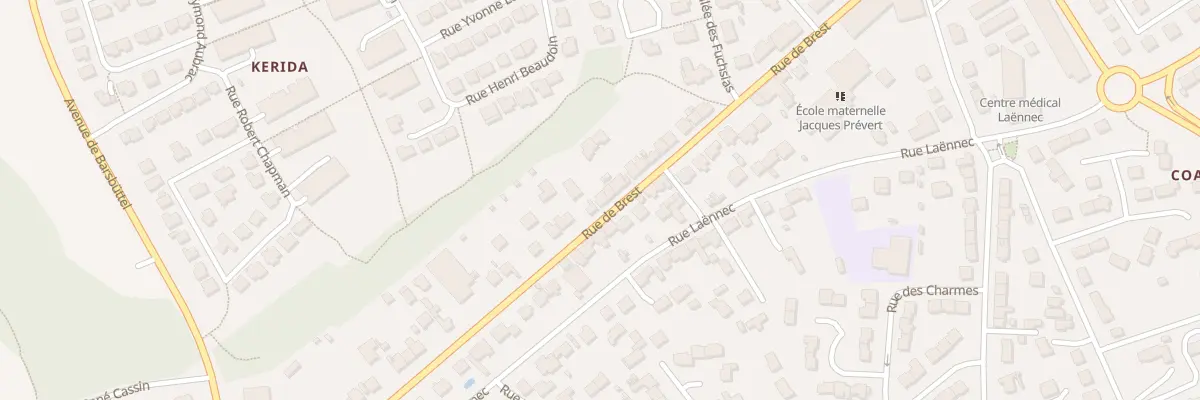 Plan du 118 Rue de Brest à Guipavas