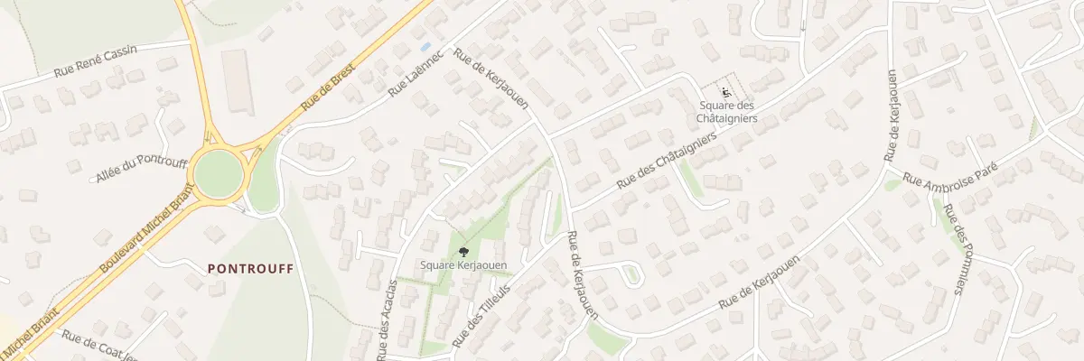 Plan du 2 Rue des Tilleuls à Guipavas