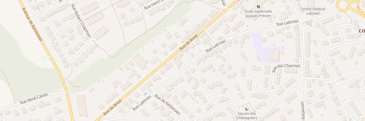 Plan du 127 Rue de Brest à Guipavas