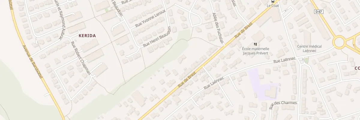 Plan du 114B Rue de Brest à Guipavas