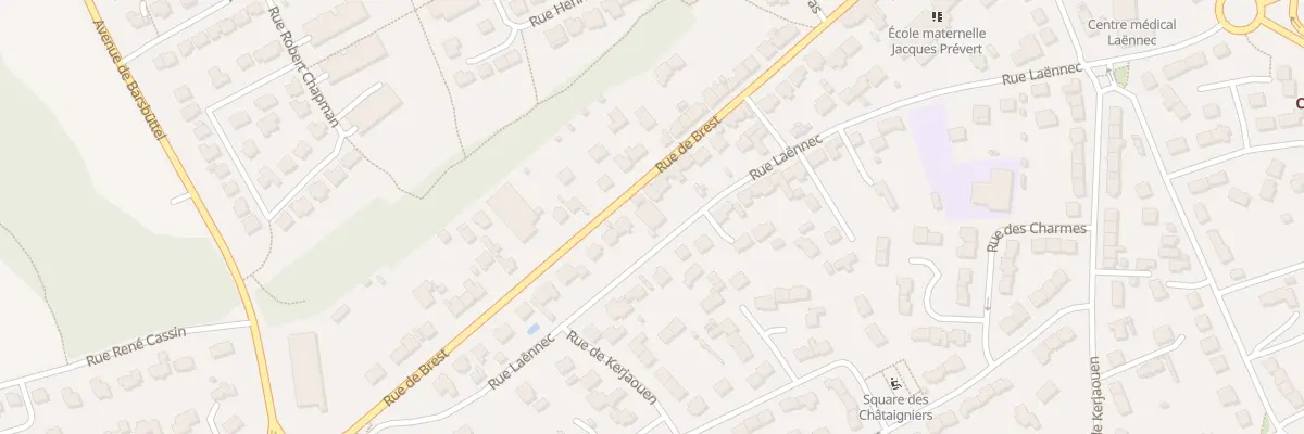 Plan du 43 Rue Laënnec à Guipavas