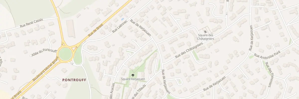 Plan du 3 Rue des Acacias à Guipavas