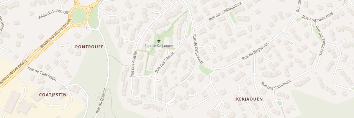Plan du 7 Rue des Tilleuls à Guipavas
