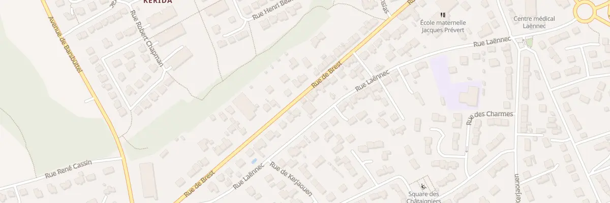 Plan du 129 Rue de Brest à Guipavas