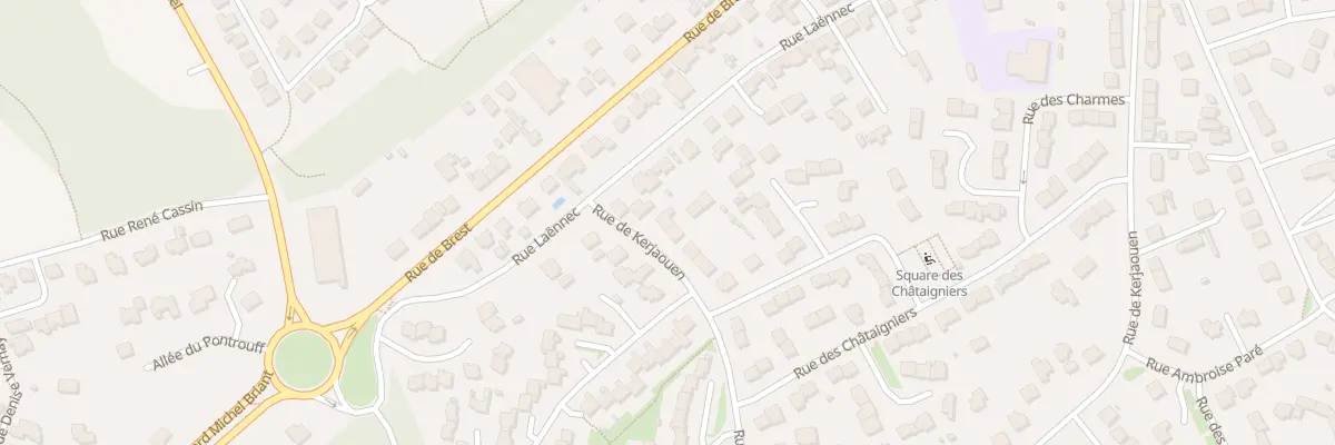 Plan du 106 Rue de Kerjaouen à Guipavas