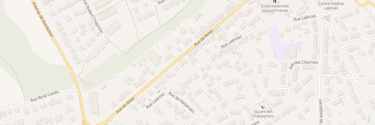 Plan du 131 Rue de Brest à Guipavas