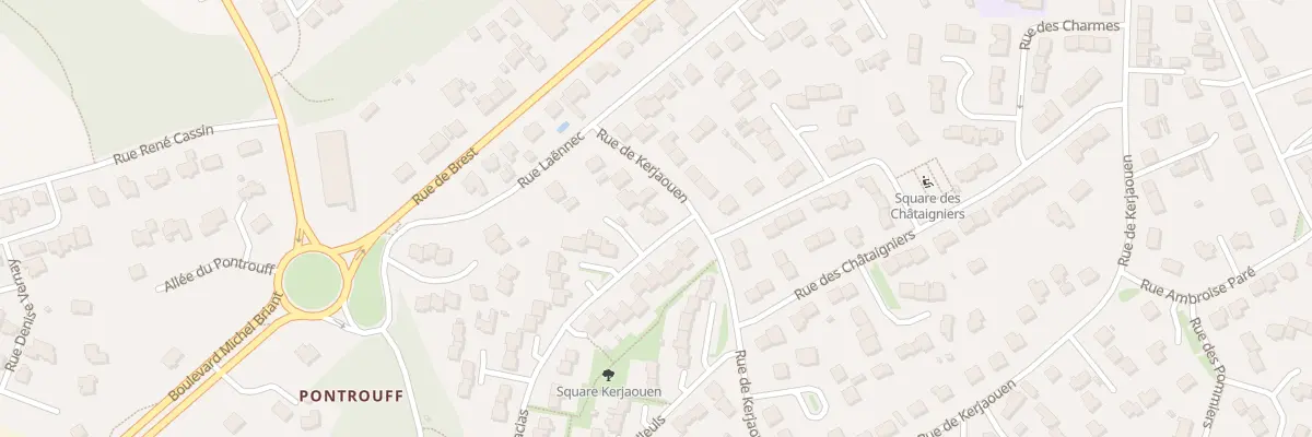 Plan du 111 Rue de Kerjaouen à Guipavas