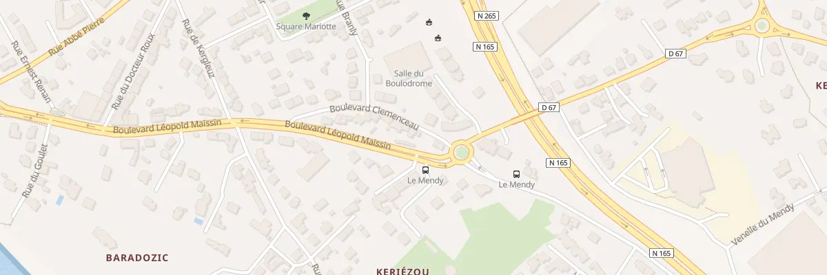 Plan du 14 Bd Clémenceau au Relecq-Kerhuon