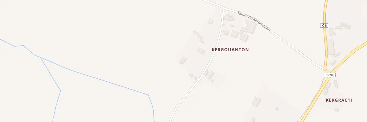 Plan du 408B Kergouanton à Plabennec